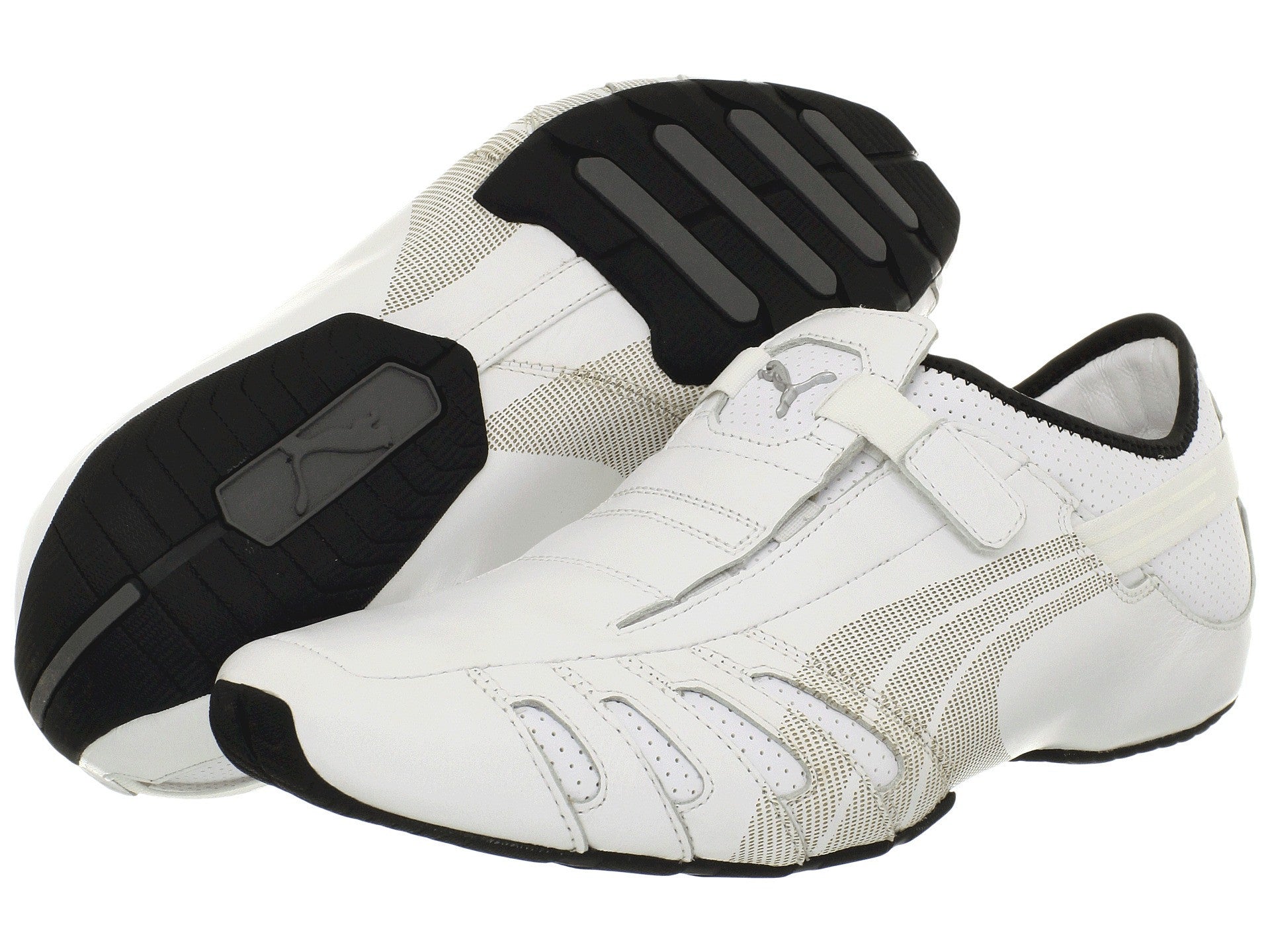 靴 Puma Vedano V Mens Amazon.com | PUMA Men's Vedano Leather Slip-On Shoe,White